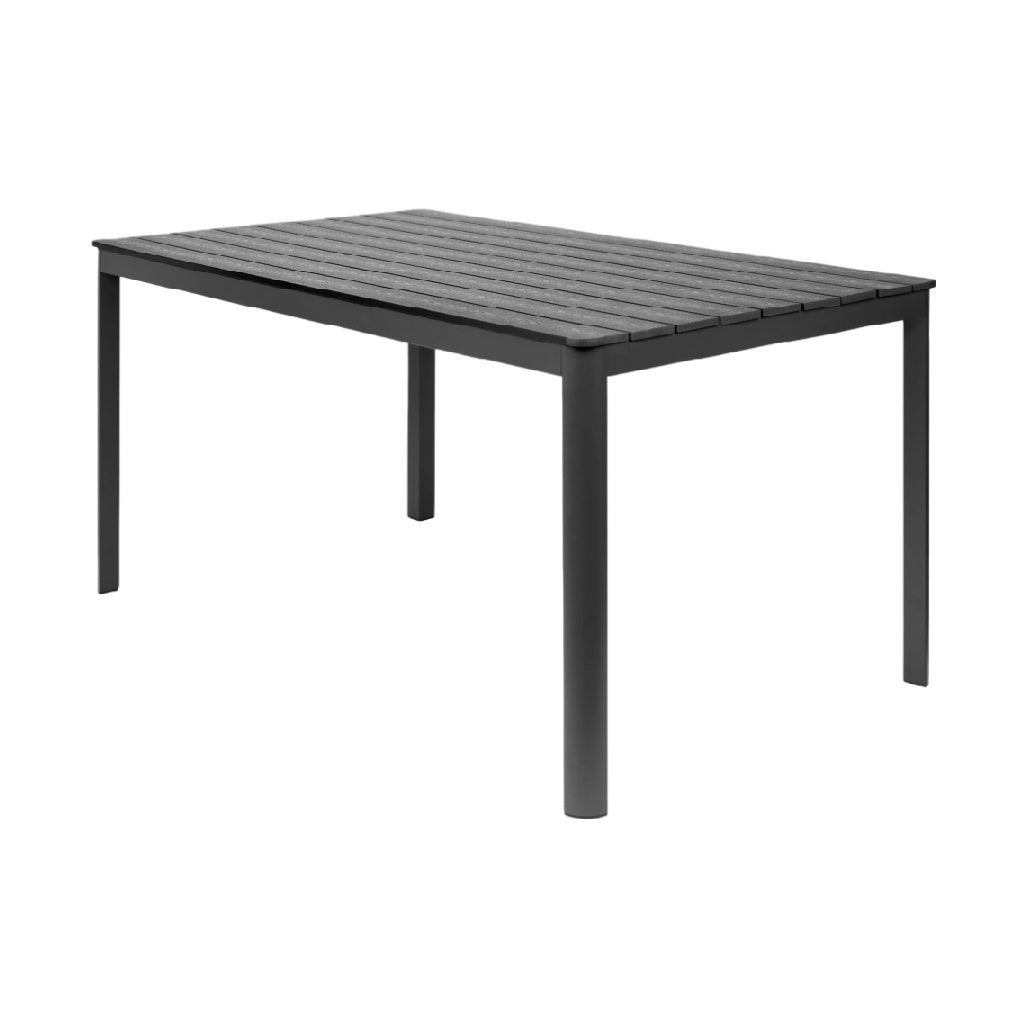 Table extérieure en métal - Idéale pour les repas en plein air - Dimensions 150 x 90 x 75